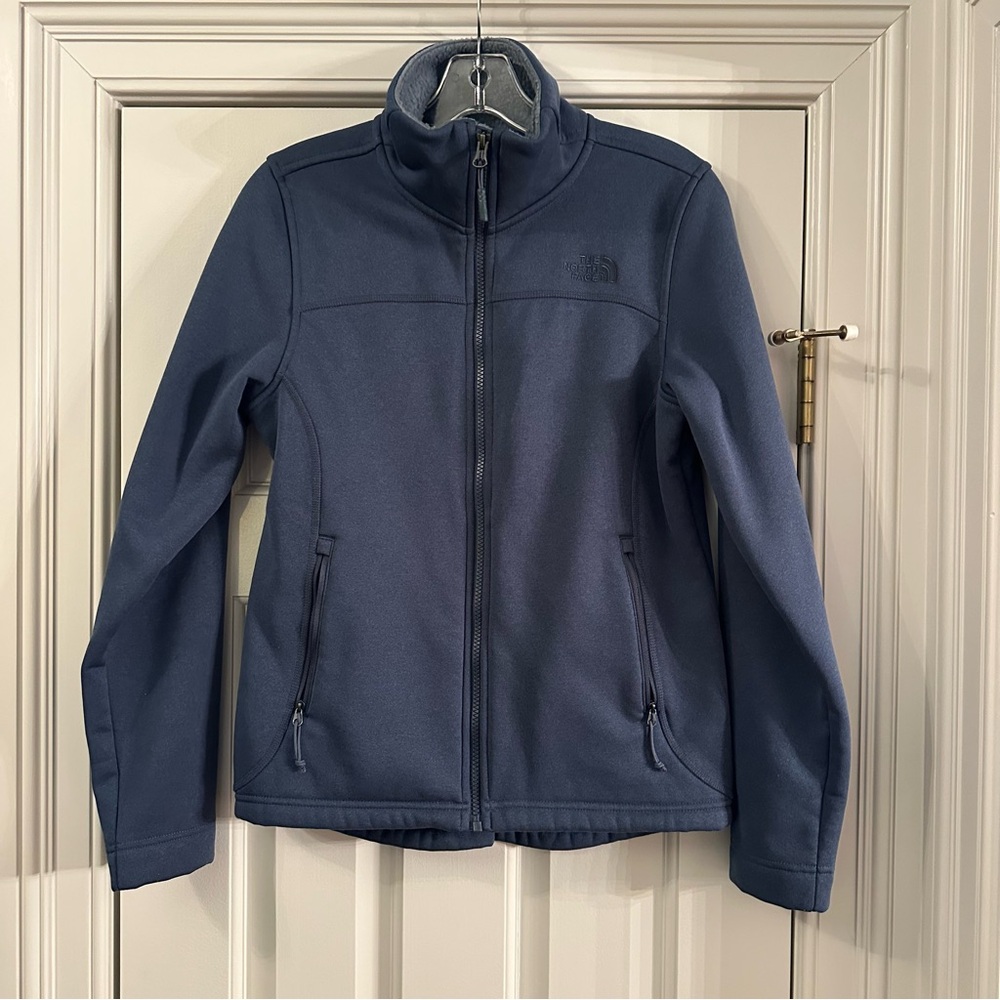North Face Fleece Full Zip Coat, Small